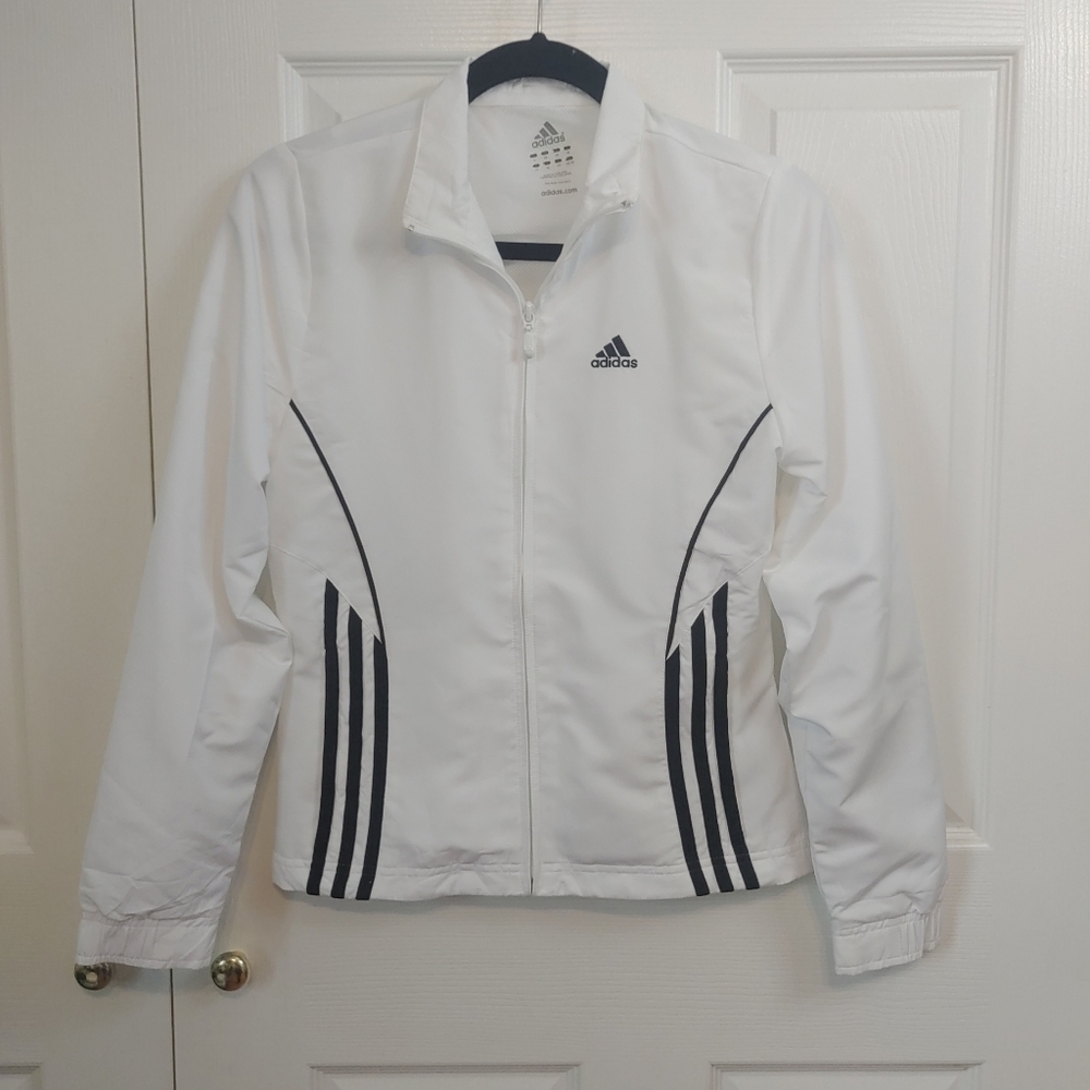 WHITE Adidas Jacket